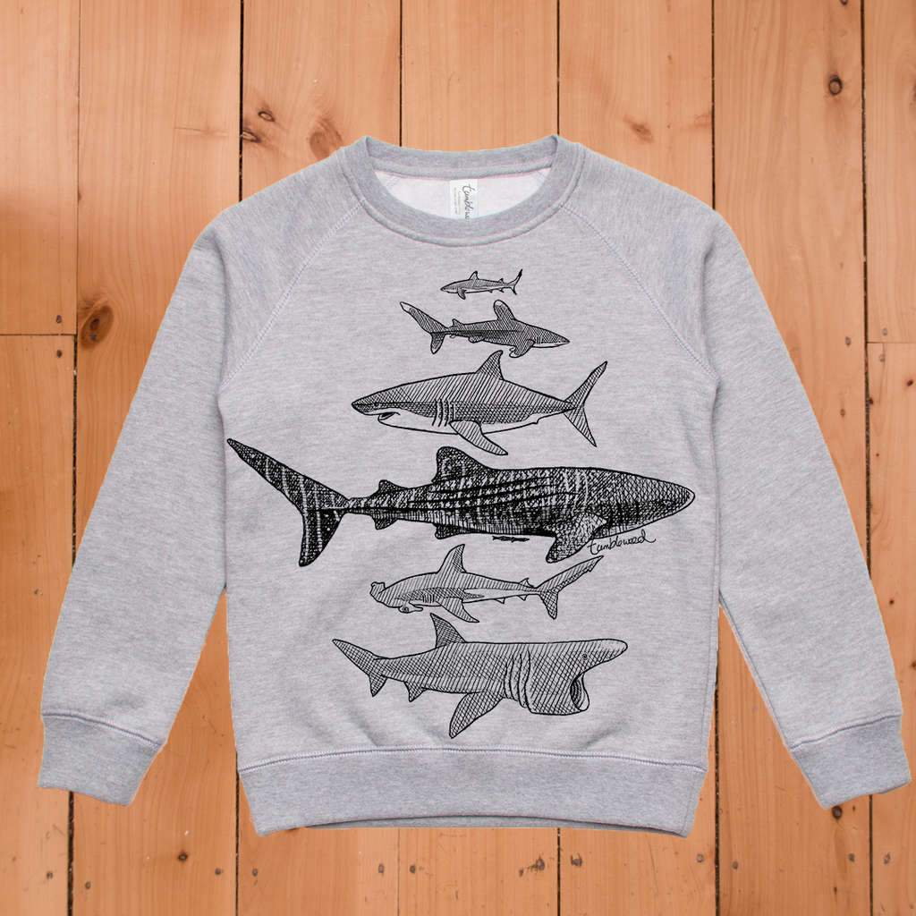 Grey Marle Shark Crew
