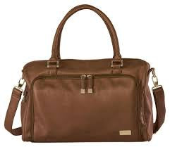 Double Zip Satchel Redwood