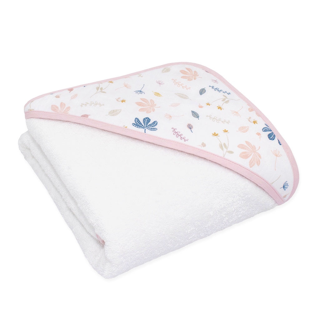 Baby Hooded Towel Botanical