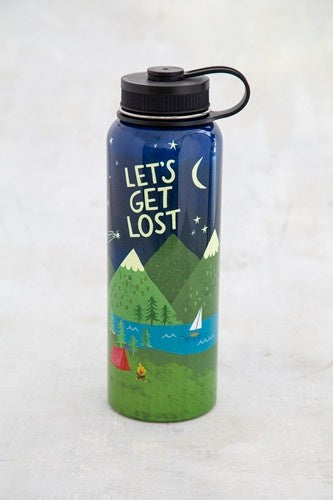 Let's get lost Large waterbottle