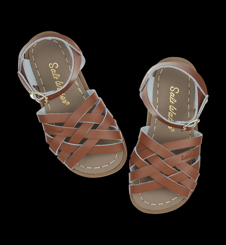 saltwater retro Tan sandals 605