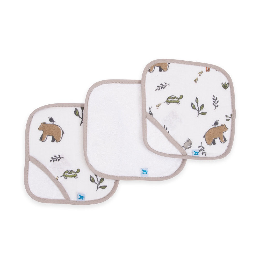 Forest Friends Washcloth Set