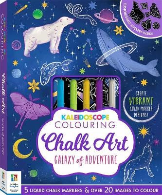 Kaleidoscope Colouring Chalk Art