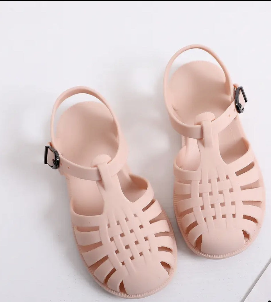 Dusky Pink Jelly Shoes