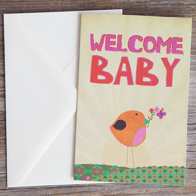 Welcome baby Greeting Card
