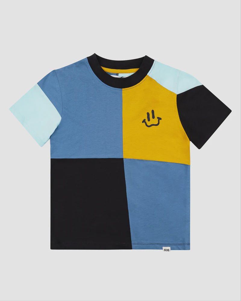 Colour Block Harlequin SS Tee