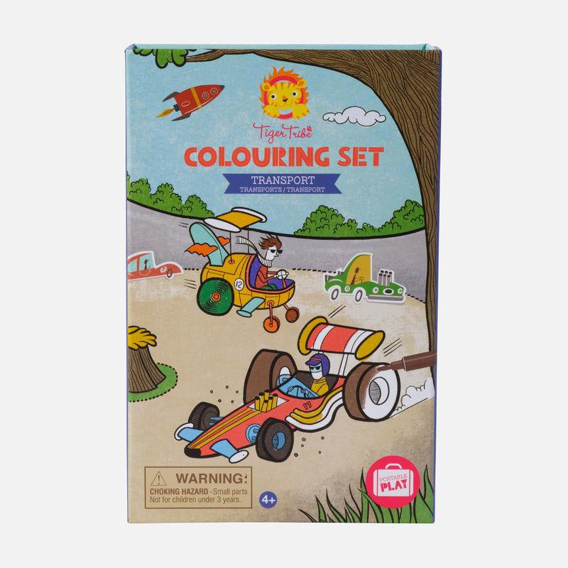Colouring set - Transport