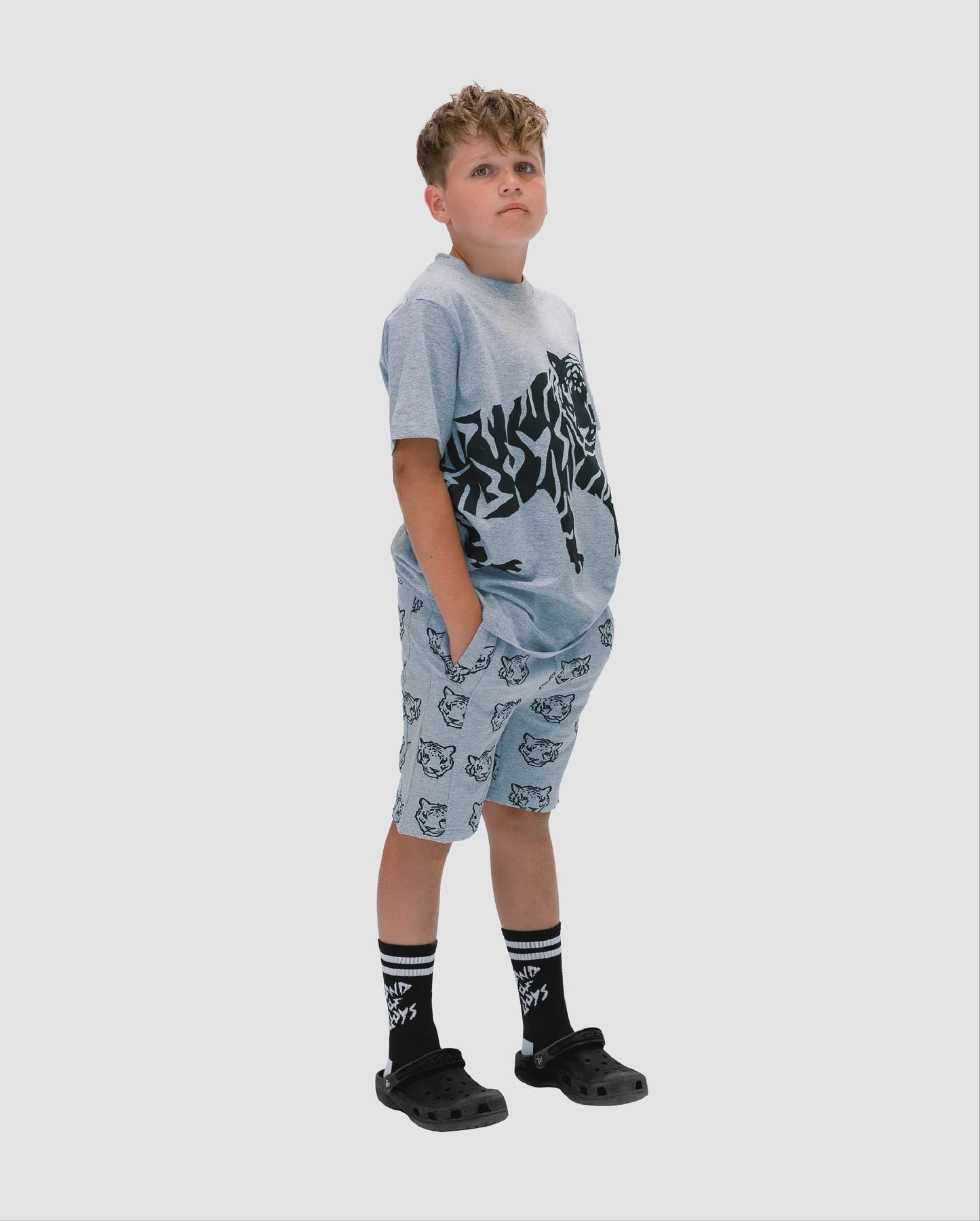 Grey Tiger Tee