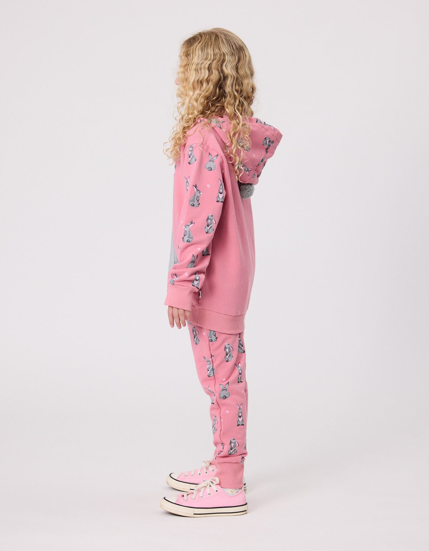 Bluebell Bunny Pom Pom Hood