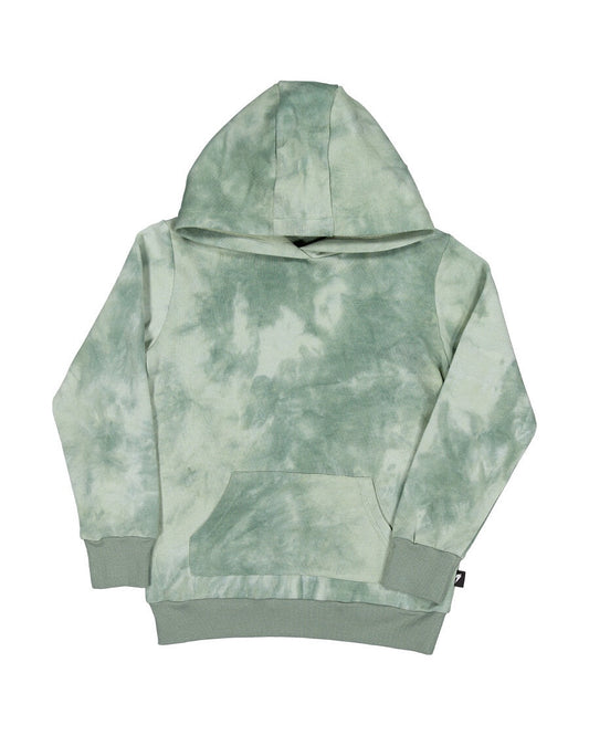 Sage Tie Dye Pocket Hood