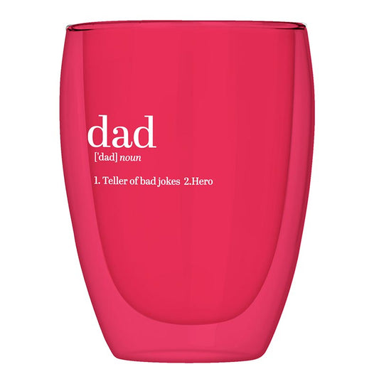 Dad Stemless Glass