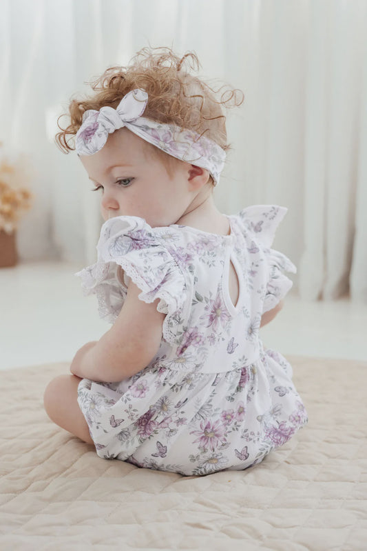 Daisy Floral Bubble Romper