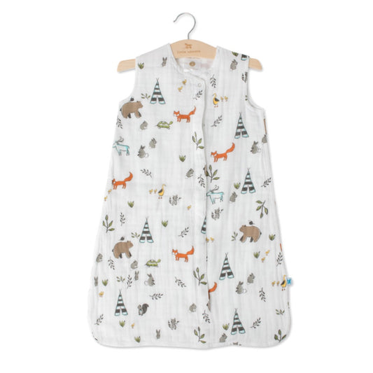 Cotton Muslin Sleeping Bag Forest Friends