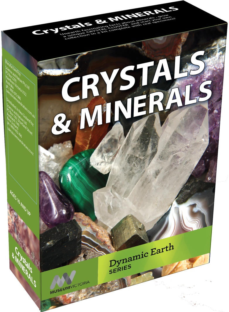 Crystals and minerals