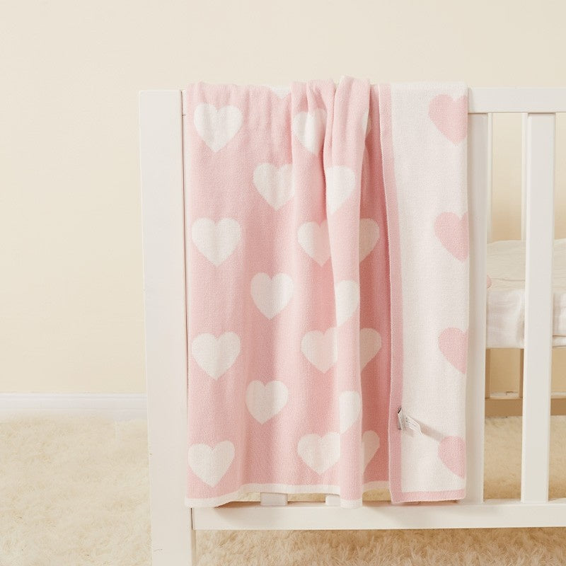 Pink Heart Blanket