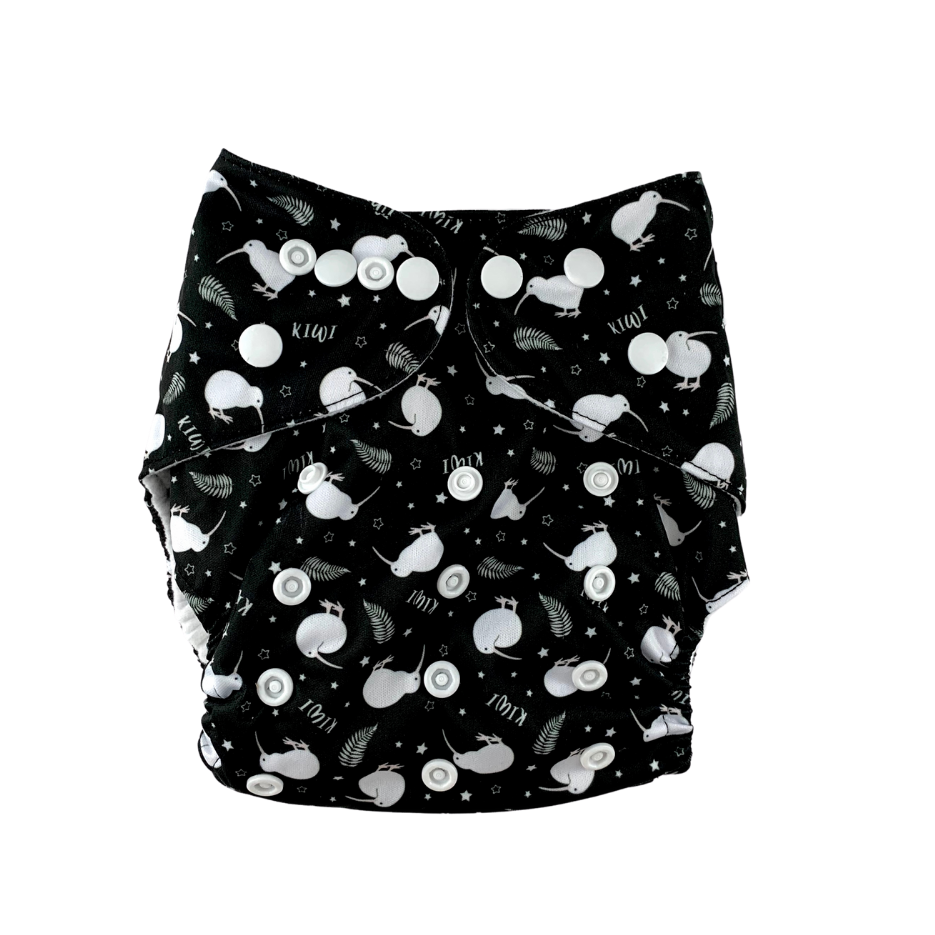 Kiwi Cloth Nappy - Suede Lining