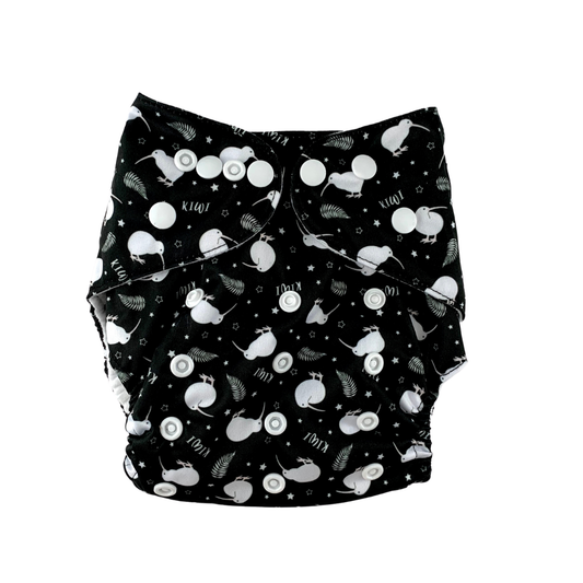 Kiwi Cloth Nappy - Suede Lining