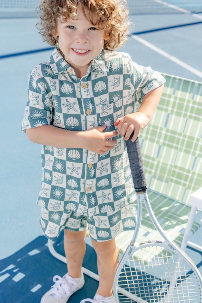 Seaside Crinkle Short