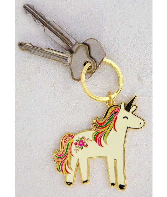 Enamel unicorn Keychain