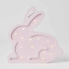 Bunny Wooden light