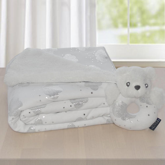 Pram Blanket and Rattle