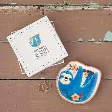 Don't hurry, be happy trinket dish