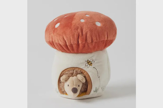 Mushroom House and Hedgehog