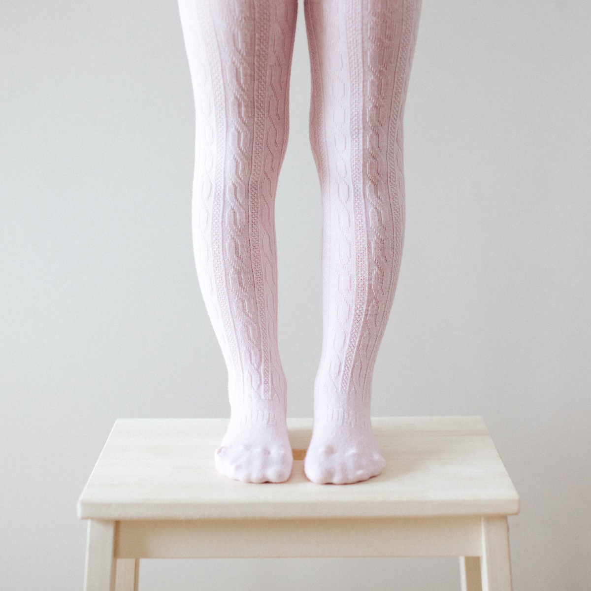 Cherry Blossom Cable Tights