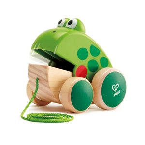 Pull along Frog