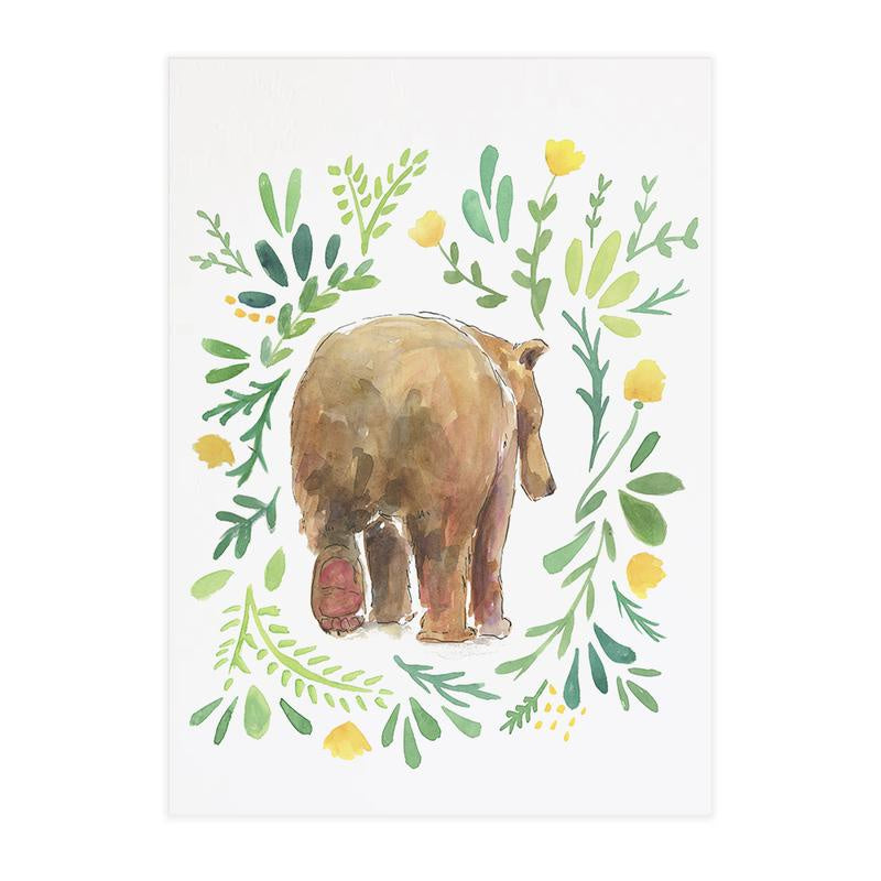 Jasper The Bear A4 Print