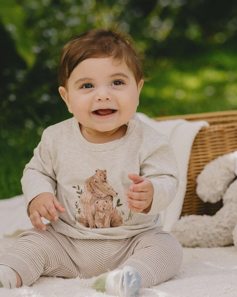 Mateo Bear LS tee