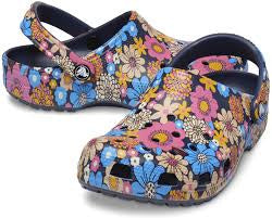 Classic retro floral clog