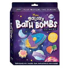 Mini galaxy bath bombs