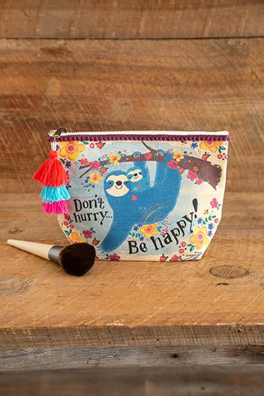 Canvas Pouch Sloth