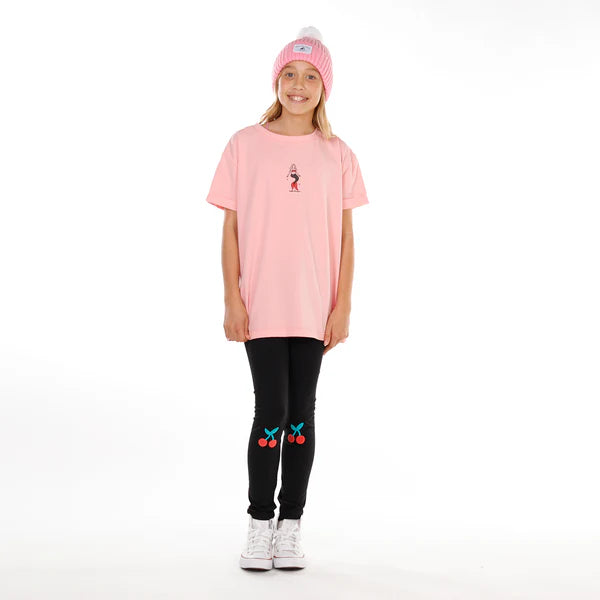 Girls Leggings - Red Cherry