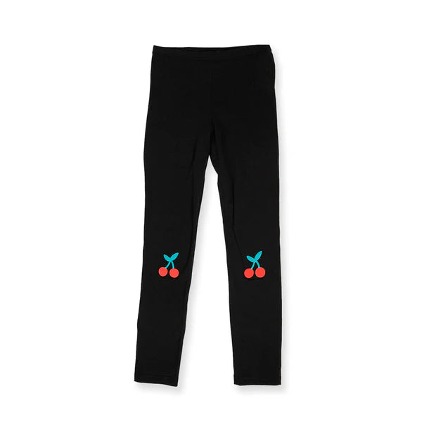 Girls Leggings - Red Cherry