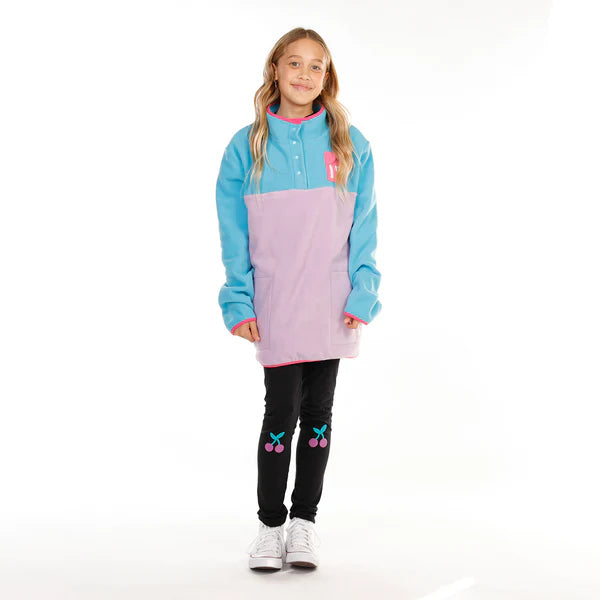 Adventure Fleece Turquoise/ Purple