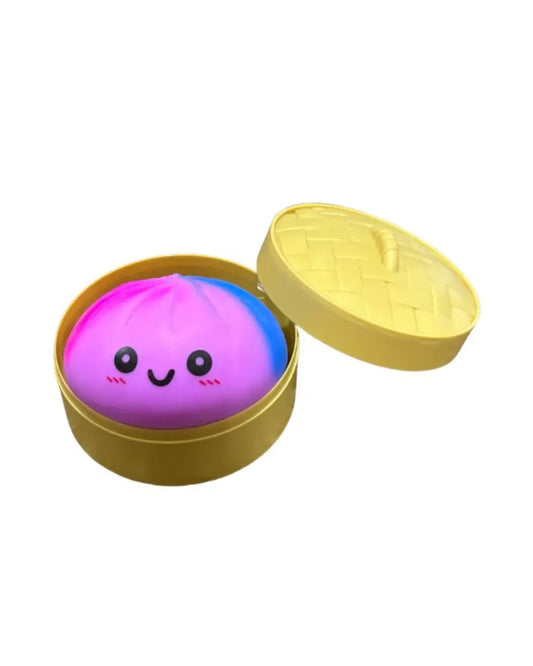 Rainbow colour dumpling squishy