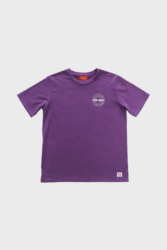 Ready set tee - kicker print purple