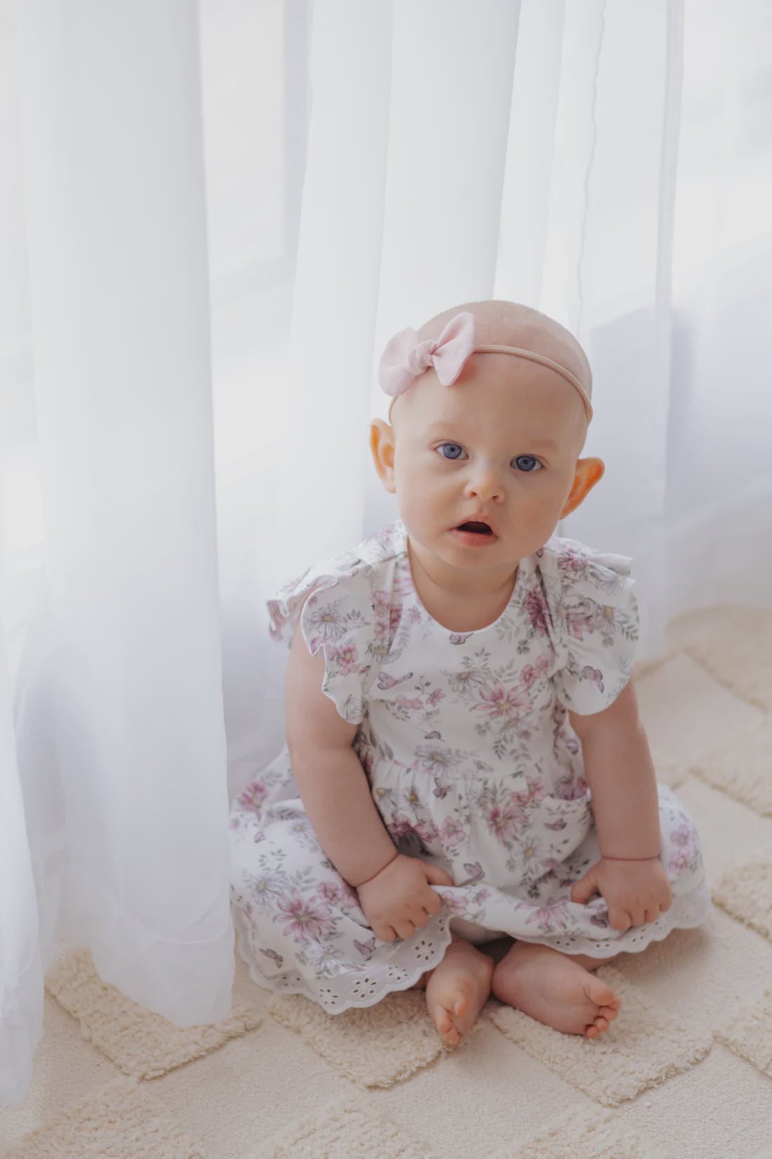 Daisy Floral Ruffle Dress