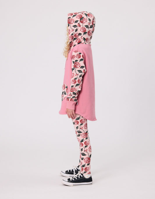 Floral Heart Pocket Hood
