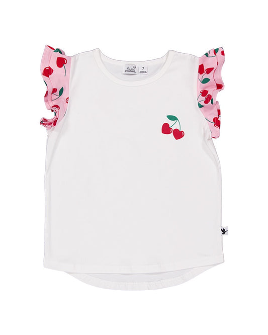 Cherry Frill Tee