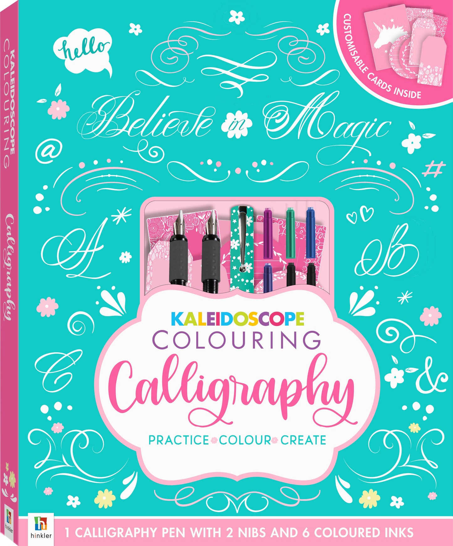 Kaleidoscope Colouring Calligraphy