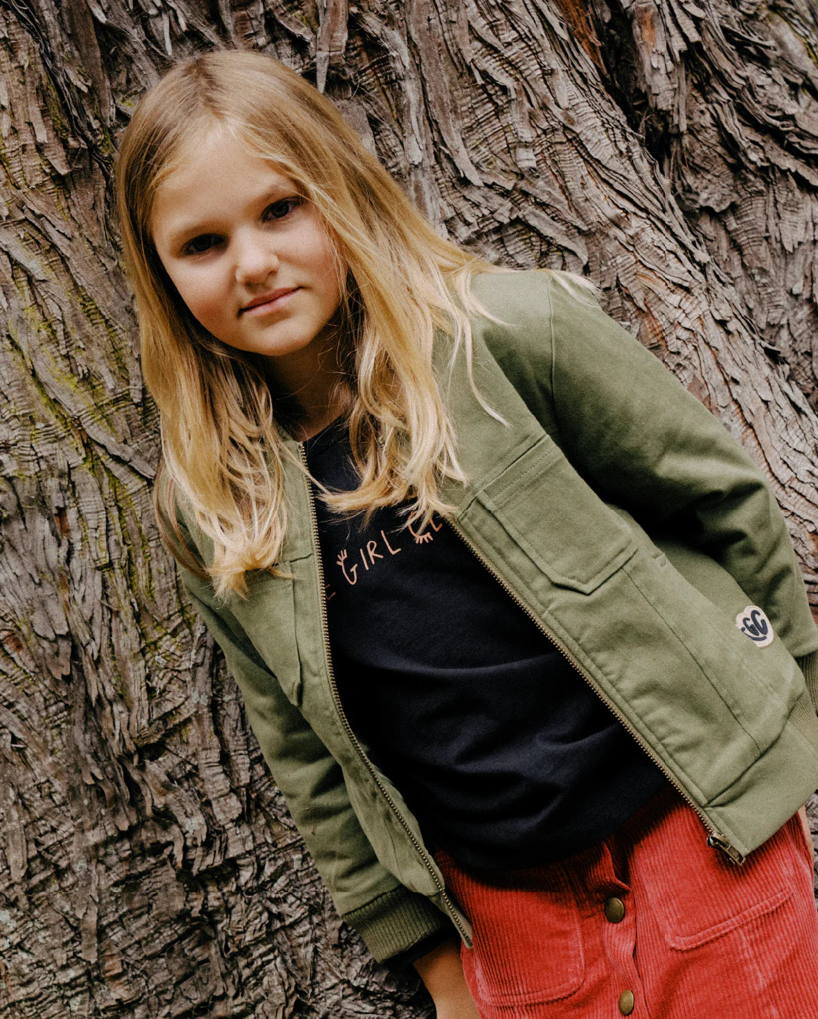 Khaki Fox Bomber