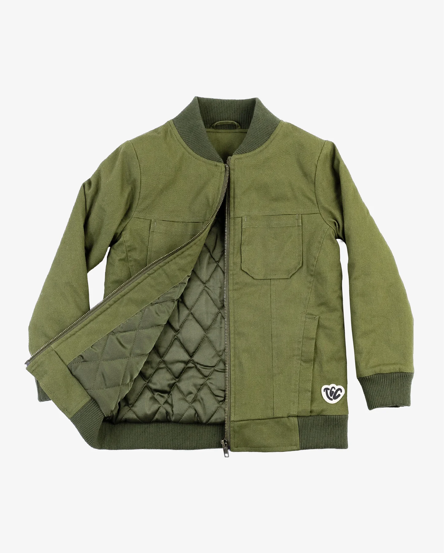 Khaki Fox Bomber