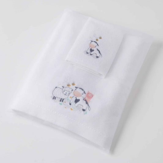 Farm Animals Baby Bath Set