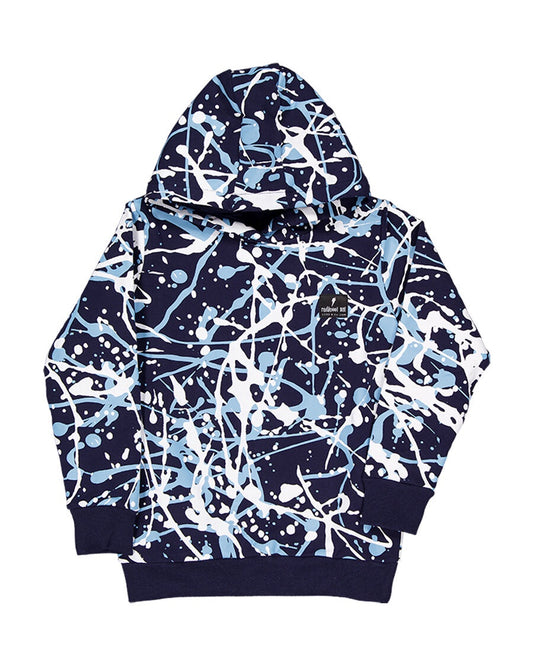 Blue Splatter Hood