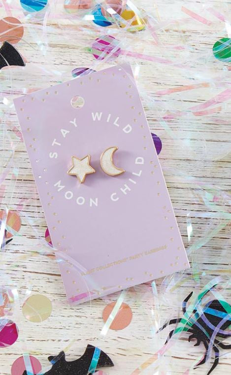 Party Earrings Moon Child