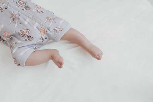 Flying  Friends SS Zip Romper