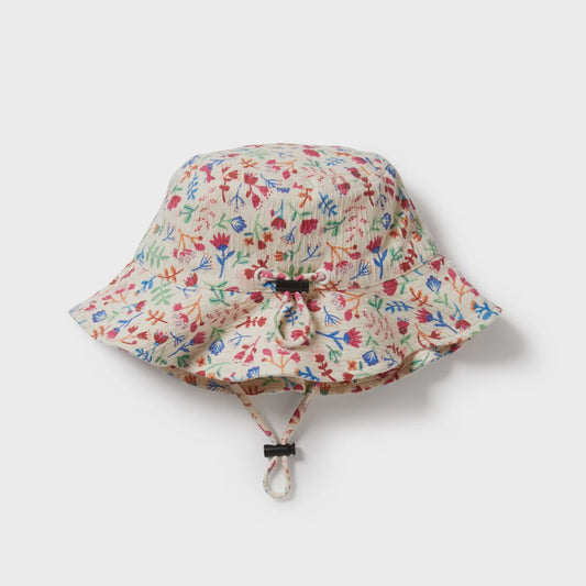 Tropical Garden Crinkle Hat